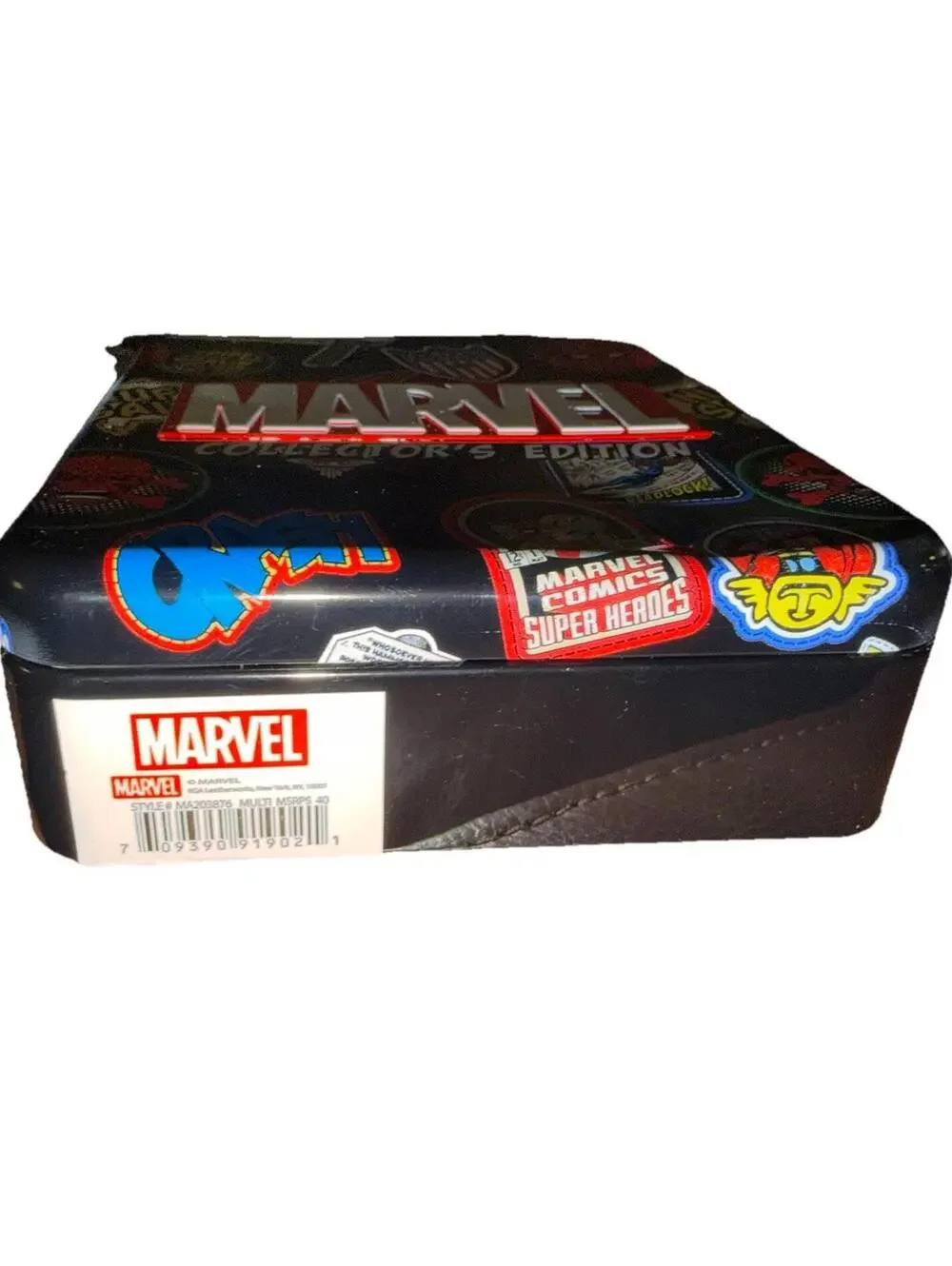 Spider-Man Mighty Marvel Trifold Wallet Tin Case Amazing New